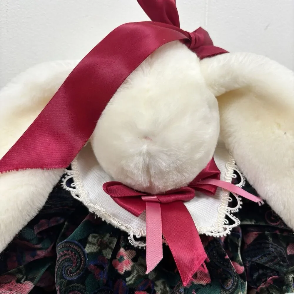 VTG Bunnies By The Bay Mercedes Velour Balloon‎ Romper Plush Bunny 26”- TAGS